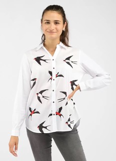 Рубашка женская Grandi 4123 белая 48