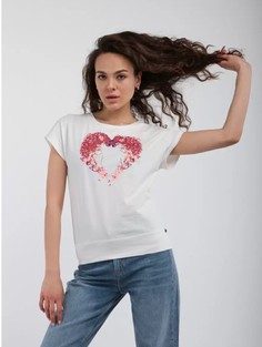 Футболка женская Timezone 12-10156 0100 pure white 0100 белая L