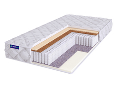 Матрас односпальный BeautySon Roll SPRING Mix Soft S1200 Бесклеевой 90x185 18 см