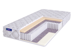 Матрас односпальный BeautySon Roll SPRING Soft EcoLatex 2 S1200 Бесклеевой 80x186 18 см