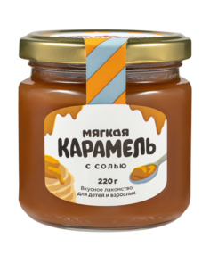 Кондитерский десерт "Добродеево" "Мягкая карамель", с солью, 220гр
