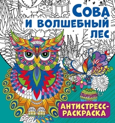 Антистресс-раскраска. Сова и волшебный лес ND Play