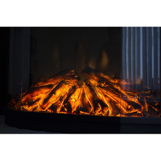 Электрокамин Garden Way Volcano 3D, черный