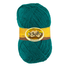 Вязание Пряжа ADELIA "NATALI" 10 шт, в упак, цвет бирюзовый NATALI-24, 300 м от Adelia
