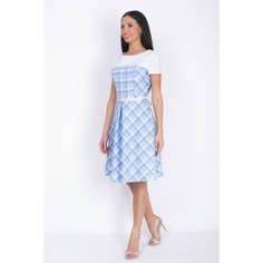 Повседневное платье женское Argent ALDS8058 голубое 50 RU