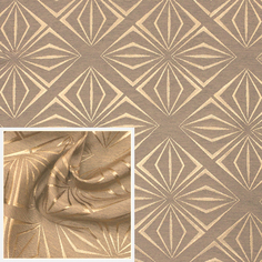 Штора, Amore Mio, 934-1117, 2х2,7х1м, коричневый