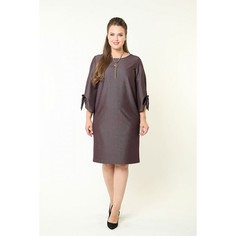 Повседневное платье женское Argent WLD900511 коричневое 54 RU