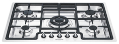 Встраиваемая варочная панель газовая Smeg PGF75F-4 Silver