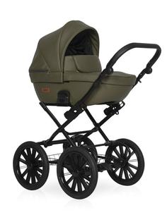 Коляска 2 в 1 Riko Basic Aicon Ecco Prestige 08 оливковый