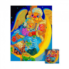 Комплект живопись по номерам Ночной брудершафт с магнитом Белоснежка 991-AS