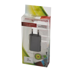Сетевое зарядное устройство Liberty Project 1 USB, 1 A, black