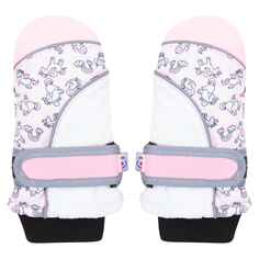 Варежки детские Yo! цв.розовый ,р.14