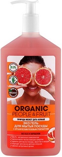 Гель для мытья посуды Organic People с розовым грейпфрутом 500 мл