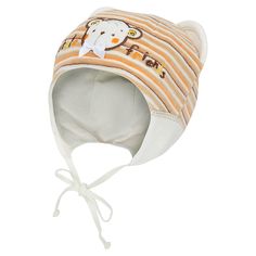 Шапка детская Чудо-кроха цв.бежевый; белый ,р.42