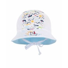 Панама детская Чудо-кроха цв.белый, голубой ,р.42