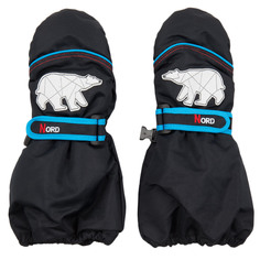 Варежки детские Чудо-кроха цв.черный ,р.4-6