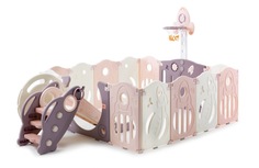 Манеж UNIXline SUPREME Space 160x160 Rose