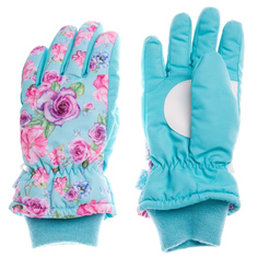 Перчатки детские Чудо-кроха цв.бирюзовый ,р.4-6