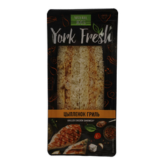 Сэндвич York Fresh с цыпленком гриль в пикантном соусе 150 г