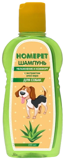 Шампунь для собак HOMEPET для усиления окраса шерсти, экстракт алоэ вера, 220 мл