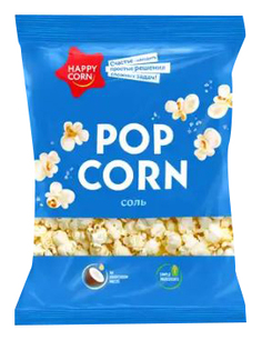 Кукуруза воздушная Happy Corn с солью 70 г