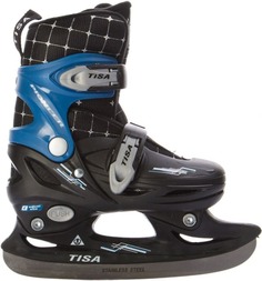 Коньки прогулочные Tisa Detroit, black, 34-37 RU