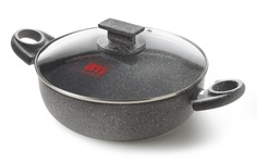 Сотейник с крышкой ACCADEMIA MUGNANO Cuore di Pietra Skillet, 28 см