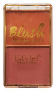 Палетка румян DoDo Girls Blush sweet cheeck palette 2 цвета набор 02