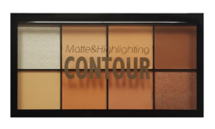 Профессиональные тени DoDo Girl Matte and Highlight Contour 8 цветов набор 01