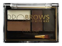 Палетка теней для бровей DoDo Girl Pro Brows Powder with Wax 4 оттенка набор 01