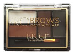 Палетка теней для бровей DoDo Girl Pro Brows Powder with Wax 4 оттенка набор 01