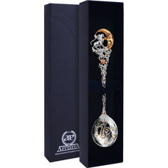 Ложка "Зодиак-Лев" с позолотой АргентА