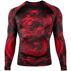 Рашгард Venum Dragons Flight Black/Red L/S