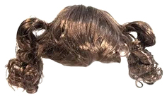 Волосы для кукол, цвет: каштановый, 11-12 см, арт. QS-8 ARTS&CRAFTS 7709506