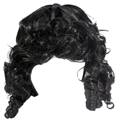 Волосы для кукол, цвет: черный, 10-11 см, арт. QS-10 ARTS&CRAFTS 7709507