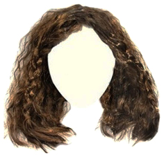 Волосы для кукол, цвет: каштановый, 10-11 см, арт. QS-2 ARTS&CRAFTS 7709508