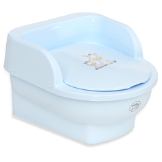 Горшок-трон Maltex «Зебра», голубой