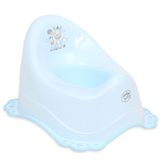 Горшок Maltex антискользящий «Зебра», голубой