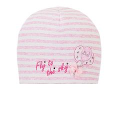 Шапка детская Чудо-кроха цв.розовый; белый ,р.42-44