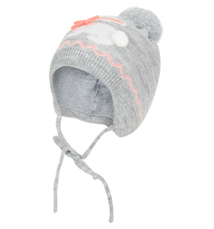 Шапка детская Чудо-кроха цв.серый ,р.42-44