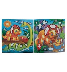 Аппликация Феникс Моя блестящая картина Динозавры