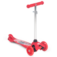 Трехколесный самокат Maxi Car, красный
