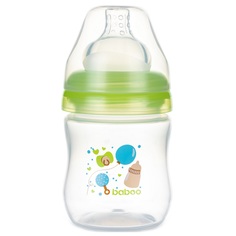 Бутылочка Baboo Baby Shower, с рождения, 130 мл, зеленый