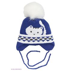 Шапка детская Чудо-кроха цв.синий ,р.52