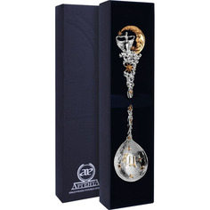 Ложка "Зодиак-Дева" с позолотой АргентА