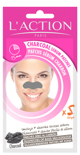 Патчи для очищения кожи LAction Charcoal Sebum Patch