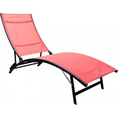 Шезлонг Giardino Club коралловый 176 х 54,5 х 35 см