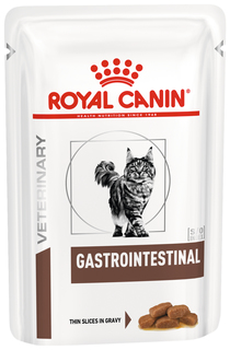 Влажный корм для кошек Royal Canin Gastrointestinal, мясо, кусочки в соусе, 85 гр