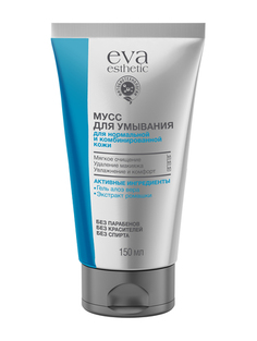 Мусс для лица Eva Esthetic Мусс для умывания для нормальной и комбинированной кожи, 150 мл