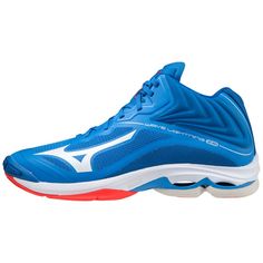 Кроссовки мужские Mizuno Wave Lightning Z6 Mid голубые 10 UK
